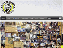 Tablet Screenshot of bodybygeorge.com
